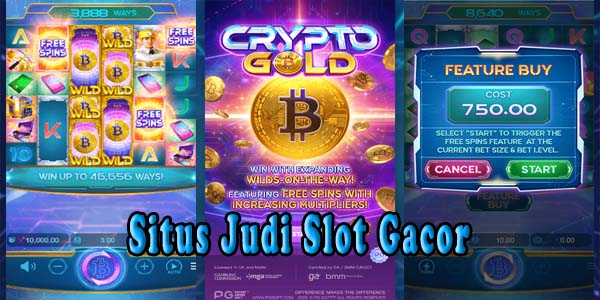Situs Judi Slot Online Gacor Terbaik dan Terpercaya 2023 Jackpot Terbesar Crypto Gold